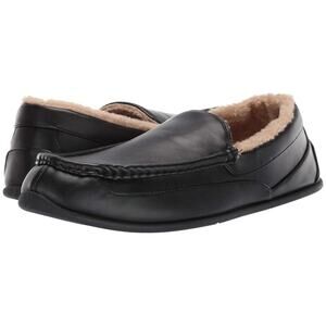 Deer Stags Men Spun Slip On Plush Loafer Slippers Size US 8W Black Vegan